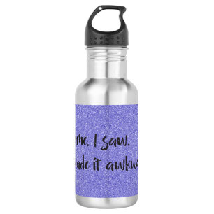Lila Glitzer, den ich gemacht habe Edelstahlflasche