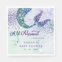 Lila Glitzer Mermaid Kinderdusche