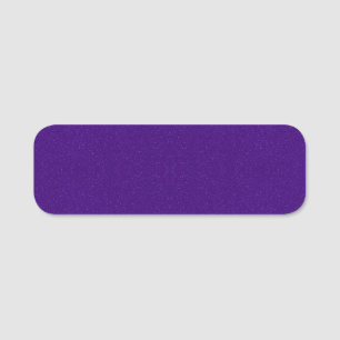 Lila Glitzer Noise Name Tag - Anpassbar Namensschild