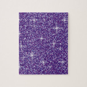 Lila Glitzer Puzzle