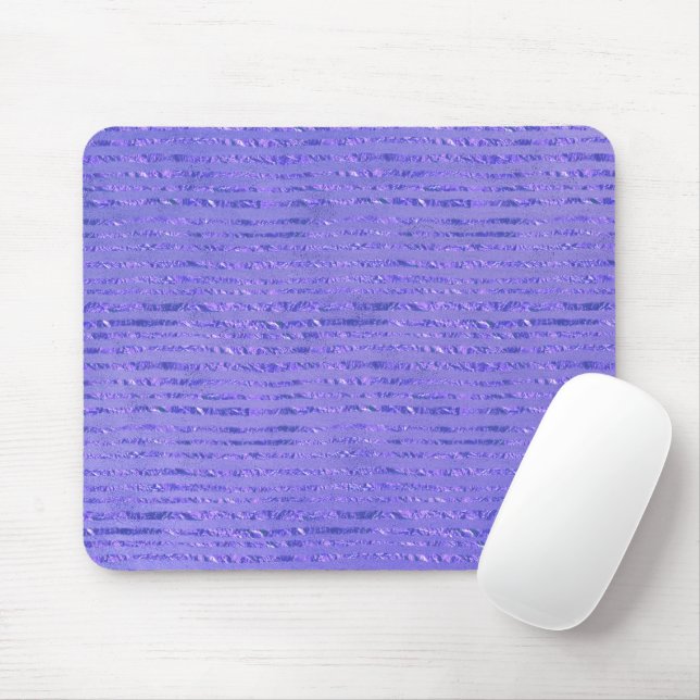 Lila Glitzer Ribbon Mousepad (Mit Mouse)