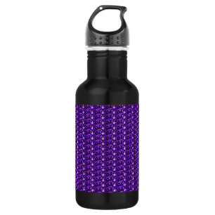 Lila Glitzer Trinkflasche