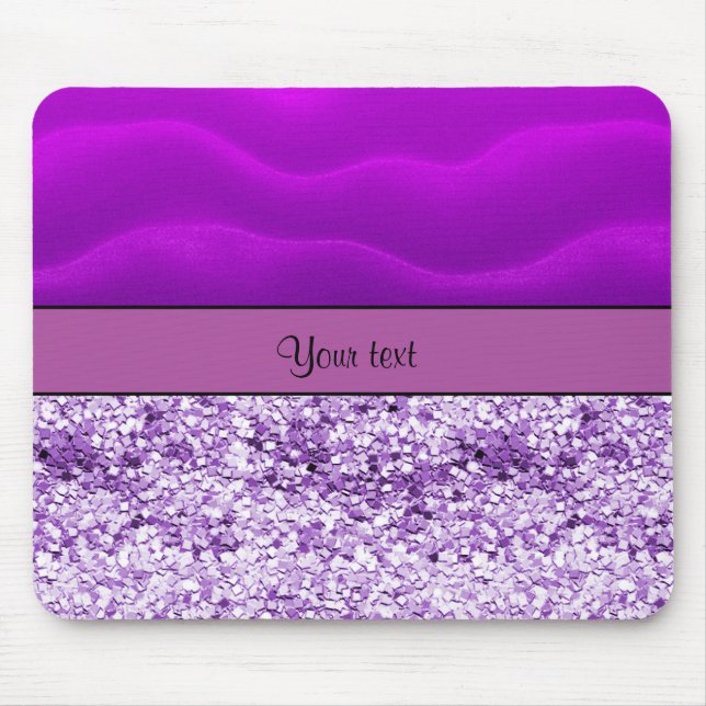 Lila Glitzer u. Sand Mousepad (Vorne)