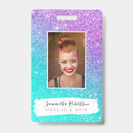 Lila Glitzer von Girl Ausweis