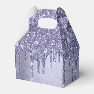 Lila Glitzer zum Tropfen   Chic Lavender Icing Pou Geschenkschachtel