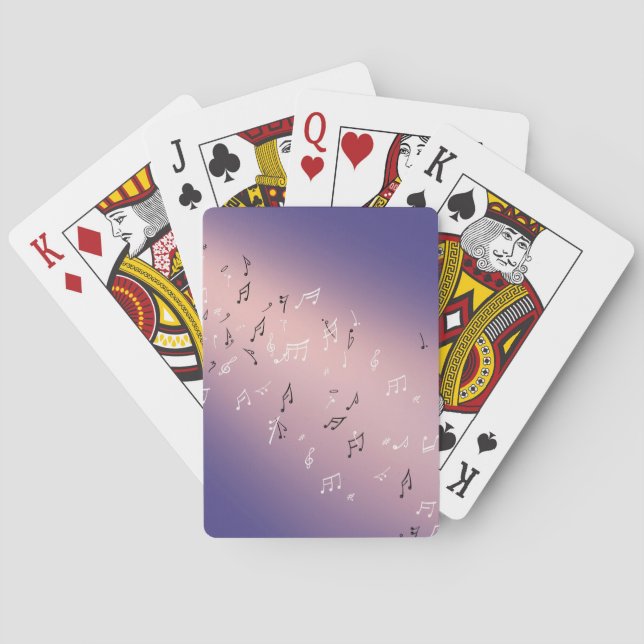 Lila Glow Playing Cards Spielkarten (Rückseite)