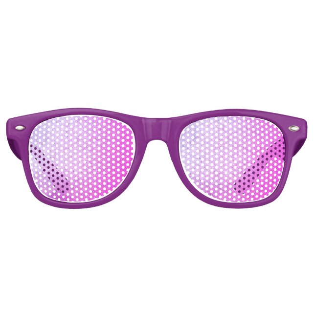 Lila Glühen Partybrille (Vorderseite)