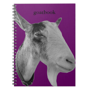 Lila Goatbook Notizblock