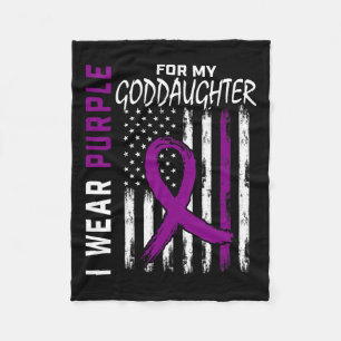 Lila Godtochter Bauchspeicheldrüsenkrebs Fleecedecke