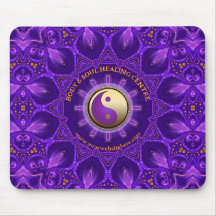 Lila Gold Rosa Energie-Heilungs-Mandala