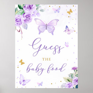 Lila Goldbarmherzigkeit - das Baby-Futter Poster