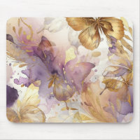 Lila- & Goldbarren Wasserfarbenschmetterlinge
