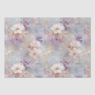 Lila Goldblume Seidenpapier