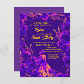 Lila- & Golddruckerin - Einladung zur digitalen Ka