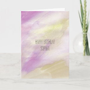 Lila Goldfarbe Karte