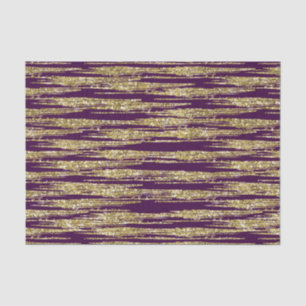 Lila GoldImitat-Glitzer-Streifen Seidenpapier