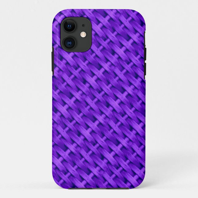 Lila Grafikdesign Case-Mate iPhone Hülle (Rückseite)