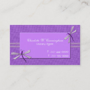 Lila Grafikkarte Visitenkarte