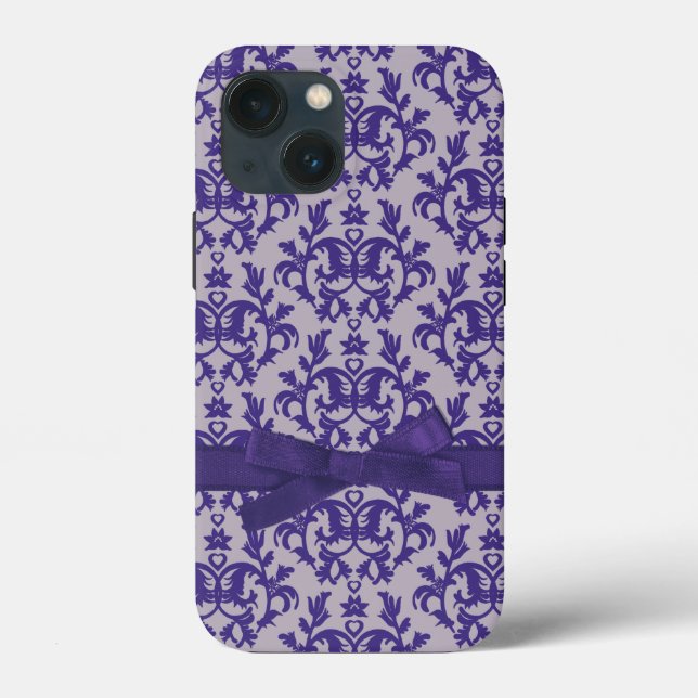 Lila grau Case-Mate iPhone hülle (Rückseite)