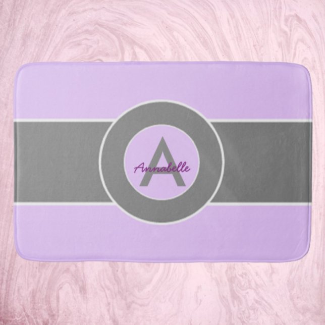 Lila Grau leicht Badematte (Von Creator hochgeladen)