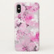 Lila, graue Aquarellfarben, romantische Blume Case-Mate iPhone Hülle (Rückseite)