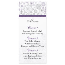 lila graue Schneeflocken