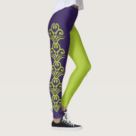 Lila & Green Deko Reversi Jester Leggings