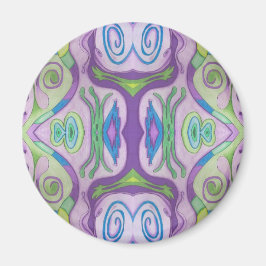 Lila Green Fantasy Magnet