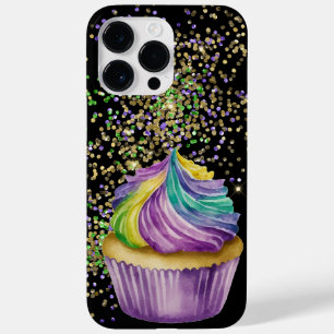 LILA GREEN GOLD MARDI GRAS CUPCAKE Case-Mate iPhone 14 PRO MAX HÜLLE