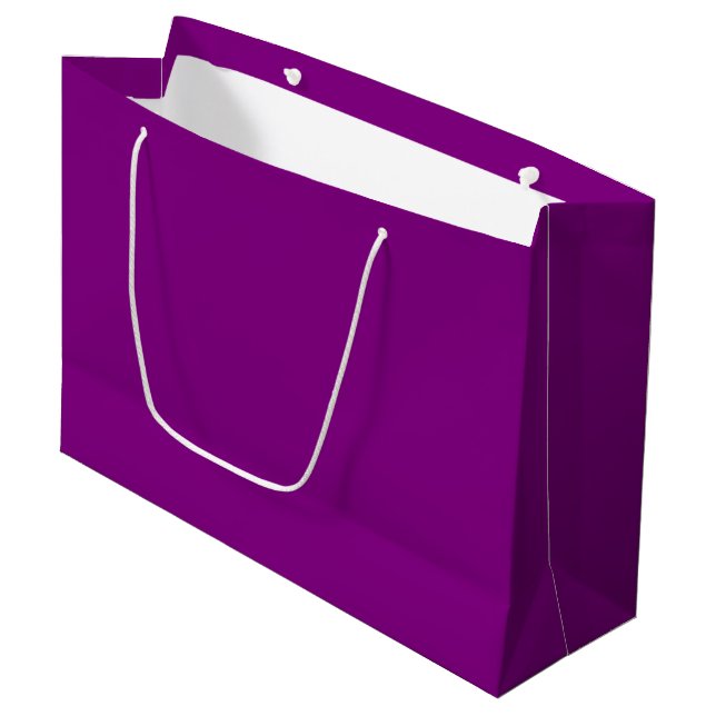 Lila große Geschenktasche Große Geschenktüte (Vorderseite Schrägansicht)