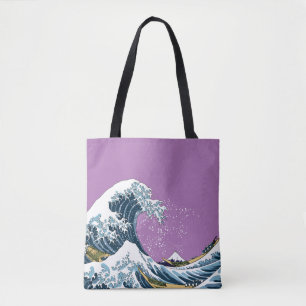 Lila Große Welle vor Kanagawa Moderne Pop Art