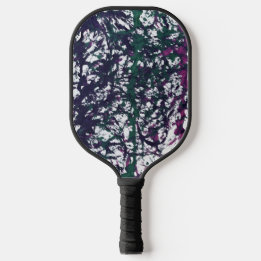 Lila, Grün, Rosa, Marmorkunst Pickleball Schläger