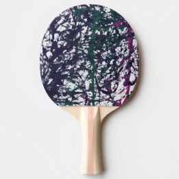 Lila, Grün, Rosa, Marmorkunst Tischtennis Schläger