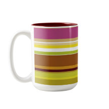 Lila, grünbraune Streifen