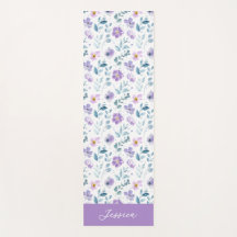 Lila Grüne Aquarell Wildblume Benutzerdefinierter