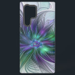 Lila grüne Blume Moderne Abstrakte Kunst Fraktal Samsung Galaxy Hülle<br><div class="desc">Eine magische Fantasy-Blume für Sie. Einzigartiges Design für Ihre Samsung Galaxy S22 Ultra Gehäuse und mehr.</div>