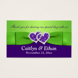 Lila, grüne Blüten und gegliederte Herzen - Gefäll