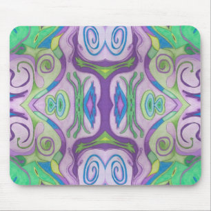 Lila grüne Fantasie Mousepad