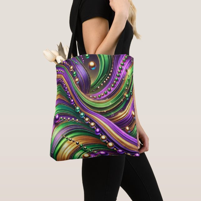 LILA GRÜNE GOLD MARDI GRAS WAVES & BEADS (Von Nahem)