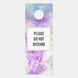 Lila, grüne, rosa Färben nicht stören Türanhänger