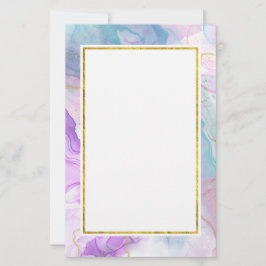 Lila, grüne, rosafarbene Farben Elegant