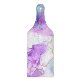 Lila, grüne, rosafarbene Farben Elegant Schneidebrett