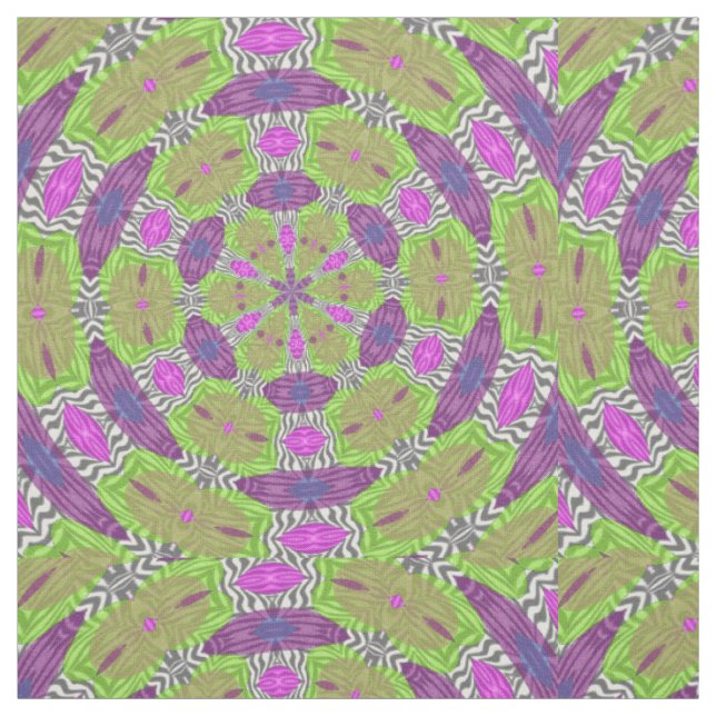 Lila grünes Rosa Zebra-Tierkreismuster Stoff (Muster)
