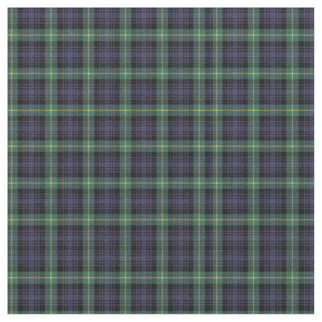 Lila grünes Tartan-Kariertes Muster Stoff (Nahaufnahme)