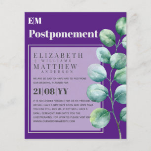 Lila Grünflächen - POSTPONEMENT - Änderung der Bek