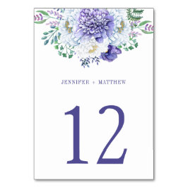 Lila Grünflächen Tischnummer White Peonies