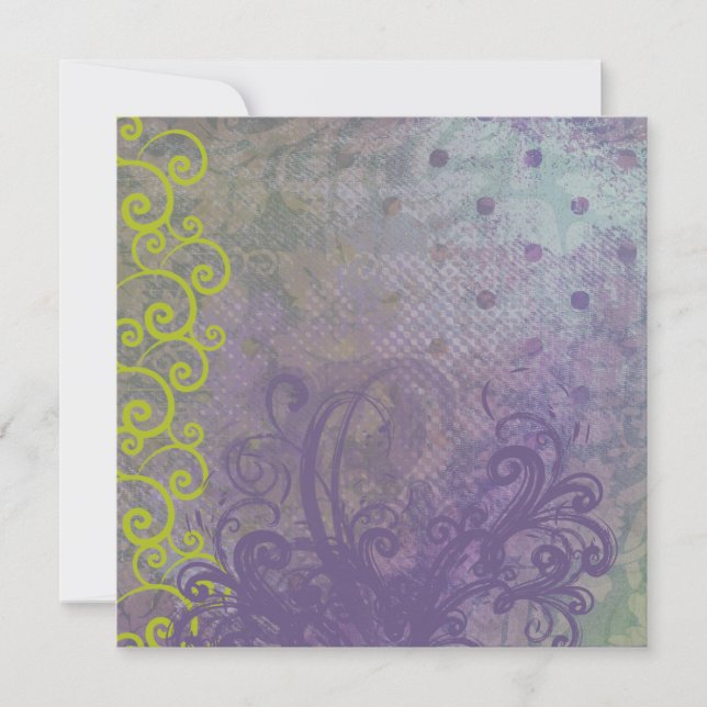 Lila Grunge-Rollen (Vorderseite)