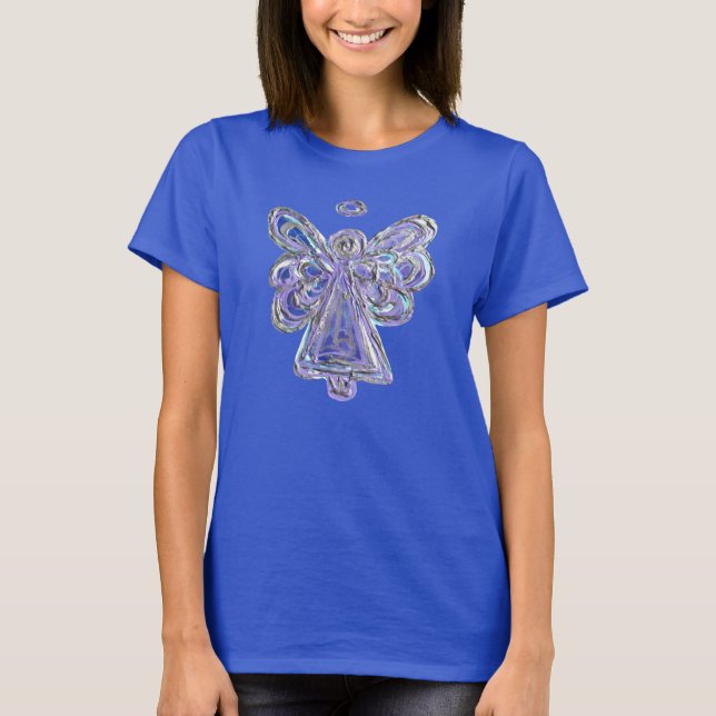 Lila Guardian Angel Custom Art Shirt (Vorderseite)