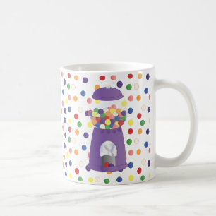 Lila Gumball Maschine Kaffeetasse