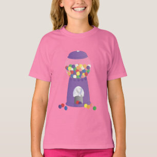 Lila Gumball-Maschine T-Shirt